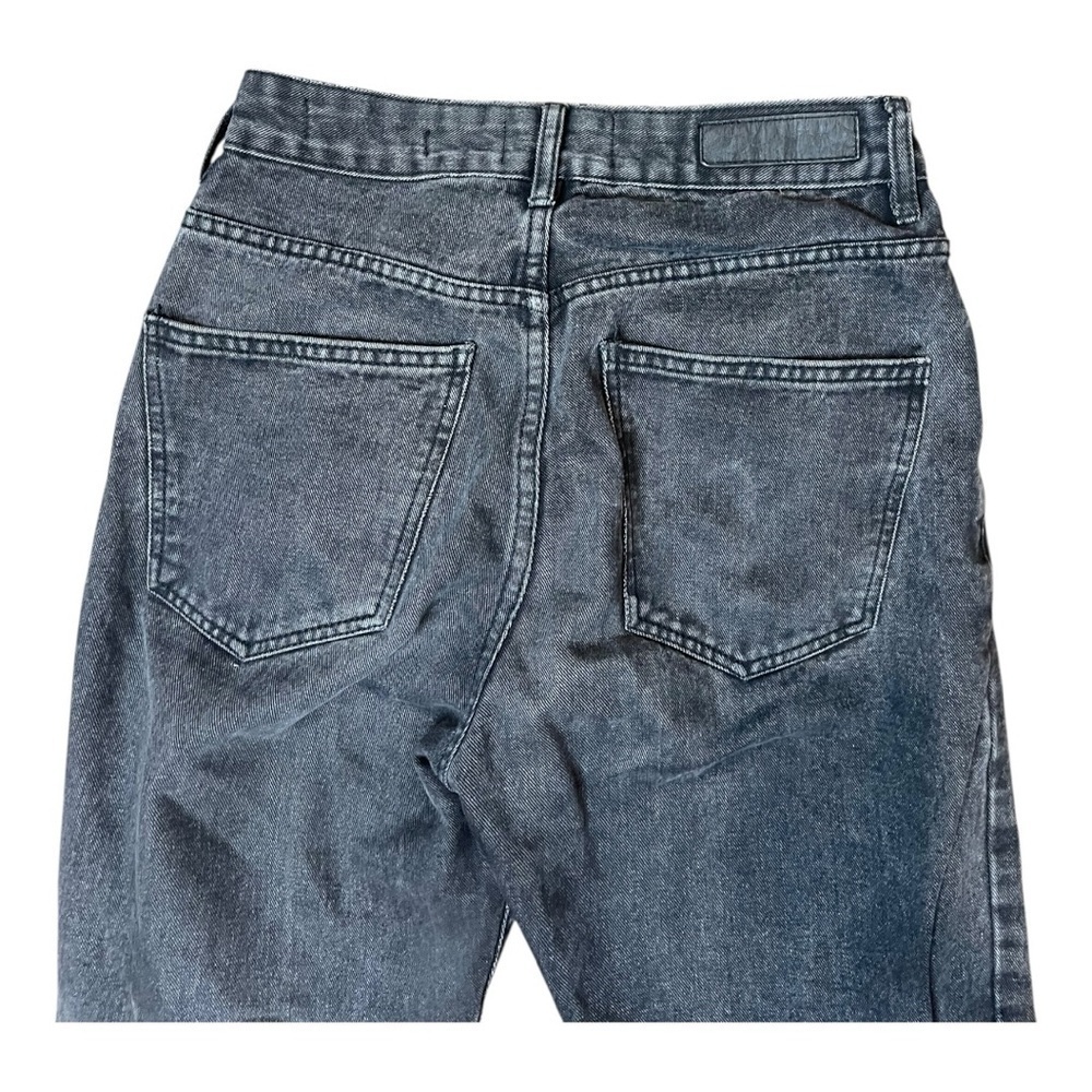 Cotton:On High Waisted Mom Jean Black Wash Ankle Cropped size 4 - Picture 9 of 10